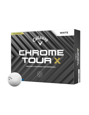 BALLE CALLAWAY CHROME TOUR X WHITE 2 - 3 jours ouvrés.