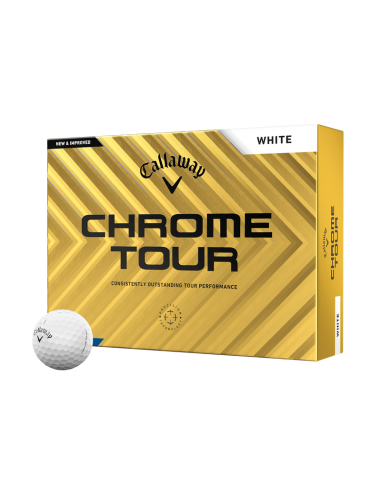 BALLE CALLAWAY CHROME TOUR 24 WHITE livraison gratuite