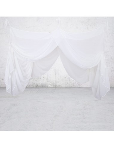 Bed Drape Double - SS Simple Saloo - S001 White ou a consommer sur place